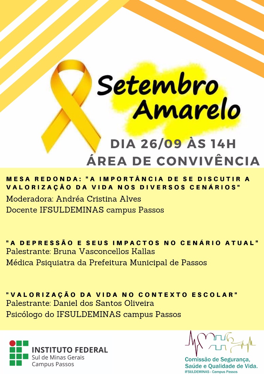 Setembro Amarelo Palestra