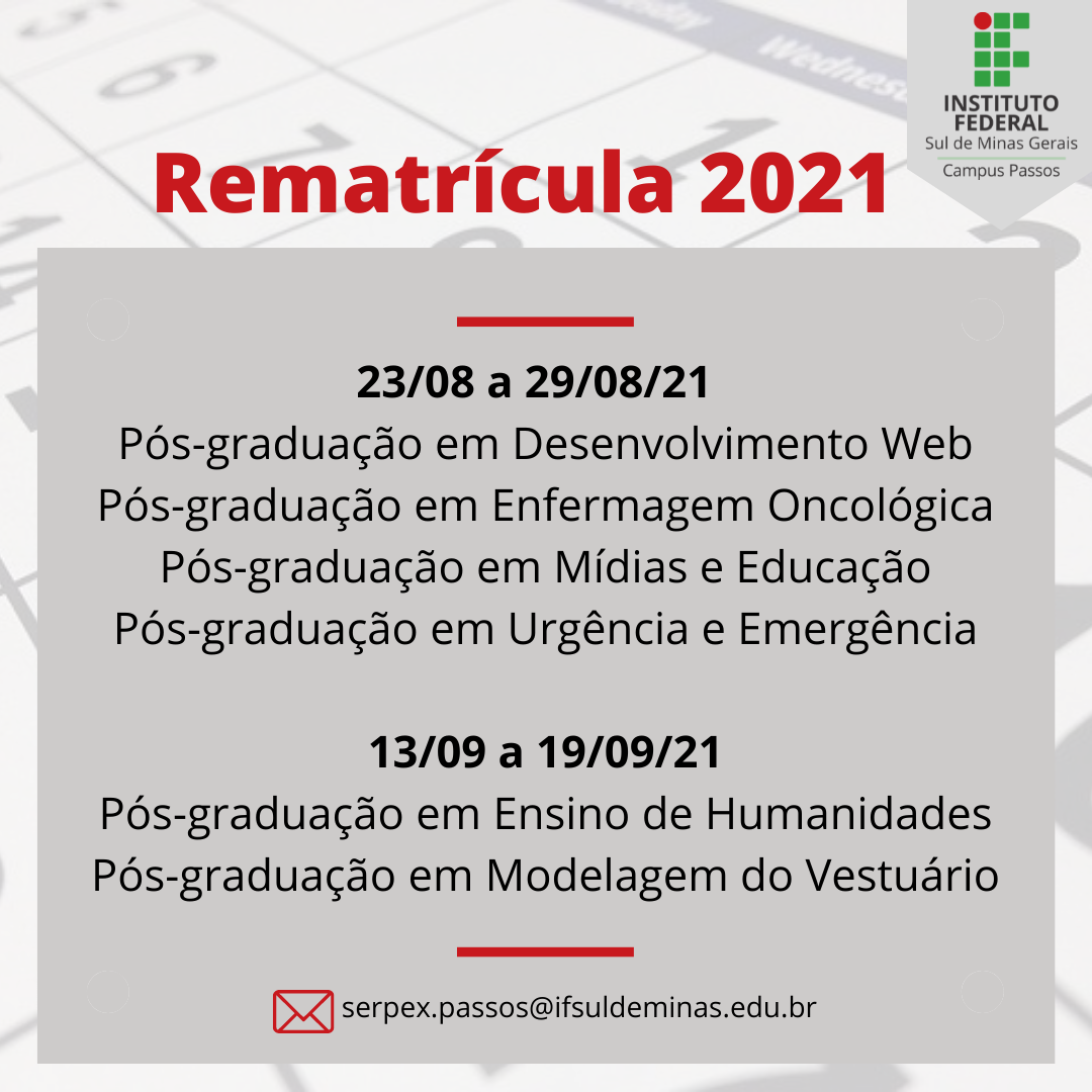 Rematrícula 2021